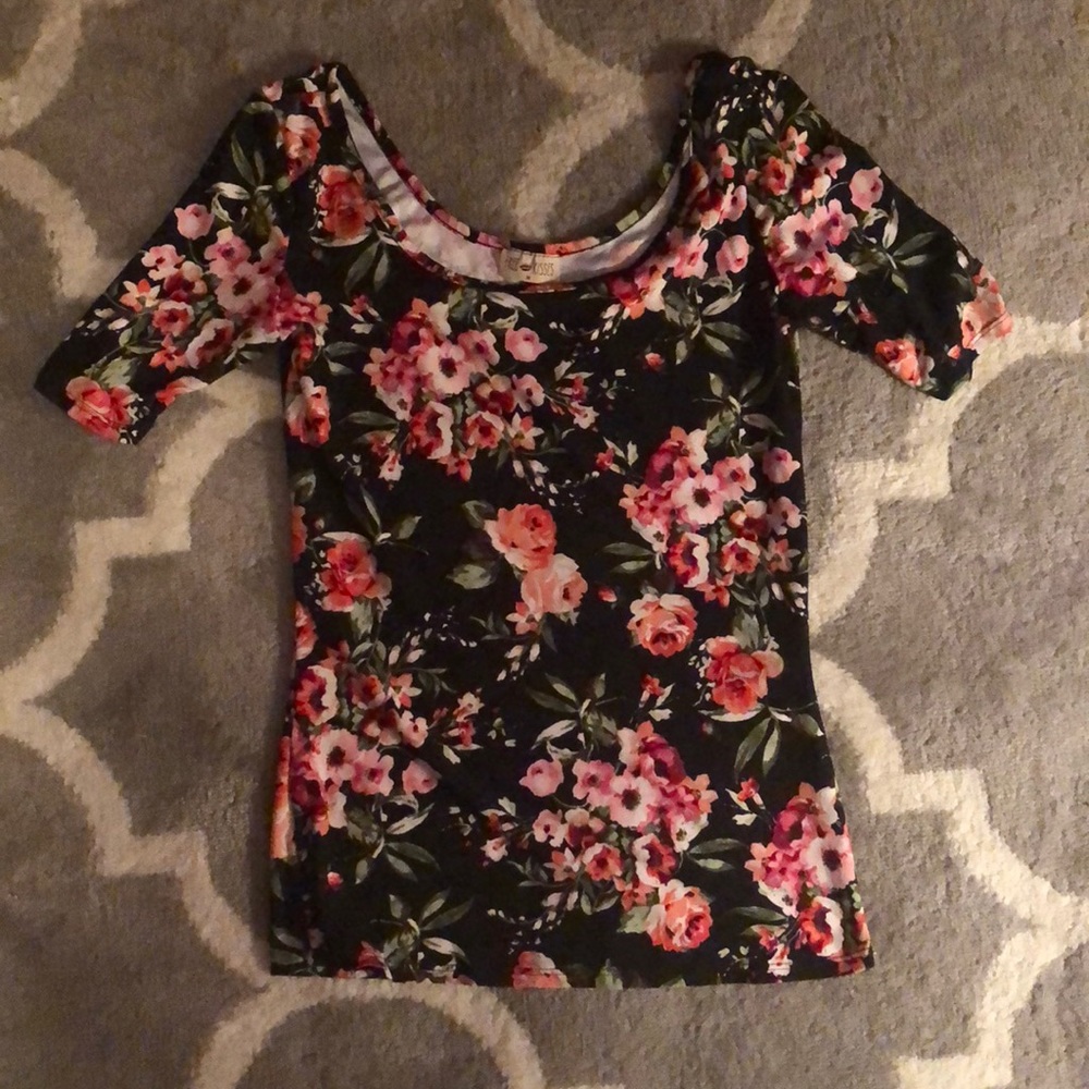 Floral print shirt